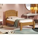 Ver imagem 1 de Cama de Solteiro Estrados Reforçados Segurança 100% Mdf Lais:‎ Nature