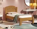 Ver imagem 1 de Cama de Solteiro Estrados Reforçados Segurança 100% Mdf Lais: Nature