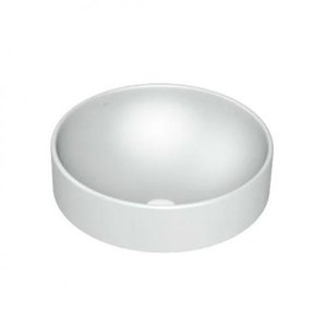 Cuba de Sobrepor para Banheiro Redonda L1050 Branco Fosco - Deca