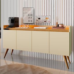 Aparador Buffet 4 Portas Gold Primus - 1