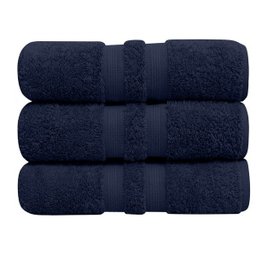 Toalha de Banho Buddemeyer - 100% Algodão Egípcio - Fio Penteado - Gramatura: 550g/m² - Ref. 1491 Az - 1 Toalha de Banho Buddemeyer - 100% Algodão Egípcio - Fio Penteado - Gramatura: 550g/m² - Ref. 1491 Az - 1