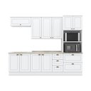 Ver imagem 4 de Kit de Cozinha Modulada 7 Peças Americana (2 Aéreos. 2 Balcões, 1 Paneleiro, 2 Complemento)