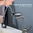 Ver imagem 6 de Torneira Monocomando Banheiro Cozinha Rotaçao 360 Graus Quatro Jatos de Agua Cascata Modo Bolha Cort