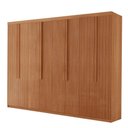 Ver imagem 2 de Guarda Roupa Casal Rio Mdf com 8 Portas 4 Gavetas Moderna Naturalle