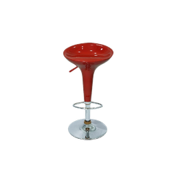 Banqueta Taça Giratória Vermelha com Regulagem de Altura – Design Moderno e Conforto - 1