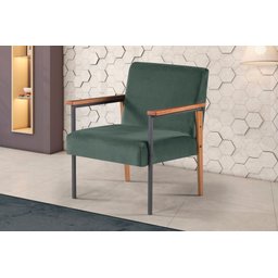 Poltrona Decorativa Fontana Verde Gdecor - 5