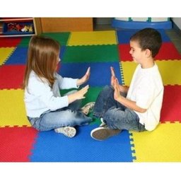 kit com 10 Tatame Infantil Colorido Emborrachado 50x50 10mm - 2