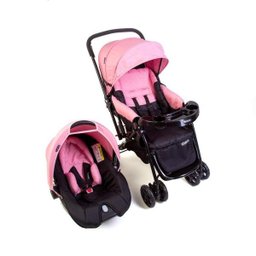 Travel System Reverse Cosco - Rosa Rajado - 1