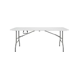 Mesa Dobrável Tipo Maleta 180cm Branco - 3