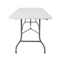 Mesa Dobrável Tipo Maleta 180cm Branco - 2