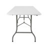 Mesa Dobrável Tipo Maleta 180cm Branco - 2