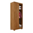 Ver imagem 3 de Guarda-roupa Solteiro Modulado Freyr 1 Porta com Pés Cinamomo - Pnr Móveis