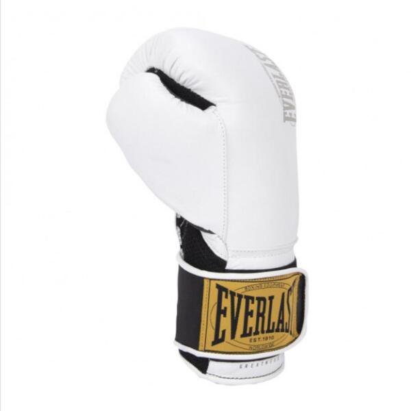 Luva de Treino Boxe e Muay Thai 12oz Classica 1910 Everlast - Branco - 2