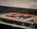Ver imagem 3 de Churrasqueira a Gas de Embutir Dxx301 Master Dinoxx Grelha Uruguaia em Inox - Gn