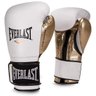 Luva Boxe Muay Thai Everlast 12OZ PowerLock - Branco/Dourado - 4