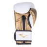 Luva Boxe Muay Thai Everlast 12OZ PowerLock - Branco/Dourado - 2