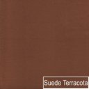 Ver imagem 5 de Divã Recamier Curvo Luna 160cm Lado Esquerdo Suede Terracota