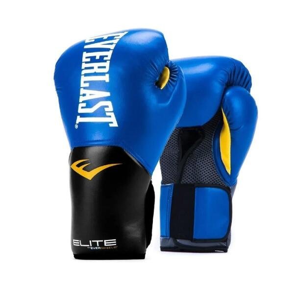 Luva de Boxe e Muay Thai Pro Style Elite V2 14OZ Everlast - Azul com Preto - 6