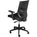 Ver imagem 3 de Cadeira Office Atenas Baixa Tela Mesh Preta com Base Rodizio Preta - 74401