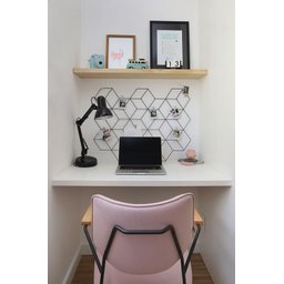Bancada Suspensa 100% MDF com suporte invisível 90X40X3cm - 1