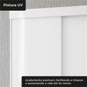 Ver mais imagens de Guarda Roupa Antares 2 Portas Deslizantes Branco/Neve