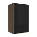 Ver imagem 1 de Armário Aéreo Madesa Lux 40 cm 1 Porta Rustic/Preto
