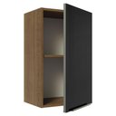 Ver imagem 6 de Armário Aéreo Madesa Lux 40 cm 1 Porta Rustic/Preto
