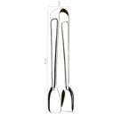 Ver imagem 4 de Kit 12 Pegadores Pinça Azeitonas Servir Carne Gelo Aço Inox 18cm Multiuso Brinox