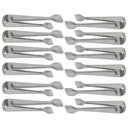 Ver imagem 1 de Kit 12 Pegadores Pinça Azeitonas Servir Carne Gelo Aço Inox 18cm Multiuso Brinox