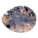 Ver imagem 1 de Centro de mesa Deep Sea em vidro L32xP24xA3cm cor azul
