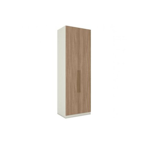 Módulo de Quarto Solteiro Guarda Roupa C/ 2 Portas Mc08 Seletto Areia/jequitibá - Henn