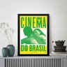 Quadro Poster Cinema do Brasil 45x34cm:moldura Branca - 1
