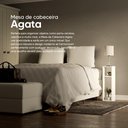 Ver imagem 3 de Mesa de Cabeceira Pequena 20x20x70cm Agata Branco Quarto Sala