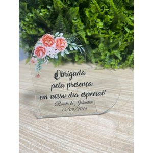 20 Lembrancinhas de Casamento Centro de Mesa Acrilico