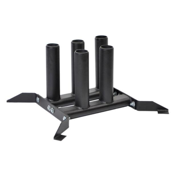 Soporte Vertical Para 5 Barras Olímpicas - Acero Q235, Base Estable, Para Gimnasio Y Hogar