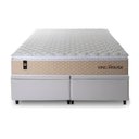 Ver imagem 5 de Cama Box Baú King Alford com Colchão Molas Ensacadas 193x203x73 Bege