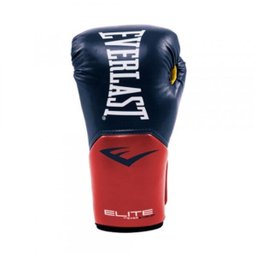 Luva de Boxe e Muay Thai Pro Style Elite V2 16OZ Everlast - Azul Com Vermelho - 1