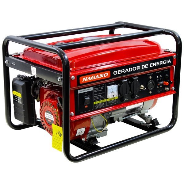 Gerador de Energia a Gasolina 3kva Monofásico 110v/220v 4 Tempos ...
