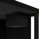 Ver imagem 7 de Mesa Diretor com Caixa de Tomadas e Porta Objetos para Escritório 180cm Corporate Preto