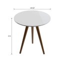 Ver imagem 3 de Mesa Lateral Tampo 40cmx40cm Espresso Móveis