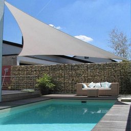 Toldo Lona Tela Sombralux Triangulo 3x3x4m + Kit Instalação - 2