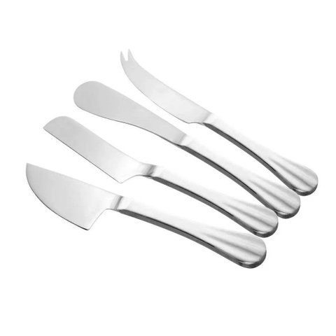 Conjunto 4 Facas Aço Inox P-queijo Positano Lyor