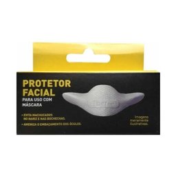 Clipe Nasal para Máscara Protetor Facial Fiber Knit PRO - Cinza - 2