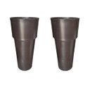 Ver imagem 1 de Kit 2 Vaso Plantar Lux 65x30 Decoração Hall Entrada Jardim Design Elegante