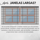 Ver imagem 2 de Persiana Horizontal Pvc 25mm Block Luxo 180larg X 160alt Branca - Quarto/sala/ Escritório/cozinha/la