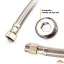Ver imagem 3 de Engate Flexível Inox Trançado Alta Pressão 60 Cm