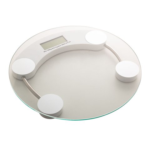 Balança Digital Redonda P/banheiro Suporta até 180kg Casa Limpa