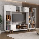 Ver imagem 1 de Estante Home para TV até 65 Polegadas 181CMX274CM com 4 Portas Elegance Yescasa