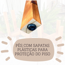 Ver imagem 4 de Suporte para Vasos de Plantas com cachepot em madeira 40cm