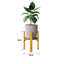 Ver imagem 2 de Suporte para Vasos de Plantas com cachepot em madeira 40cm